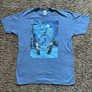 Vintage Wolf Dream Catcher Shirt